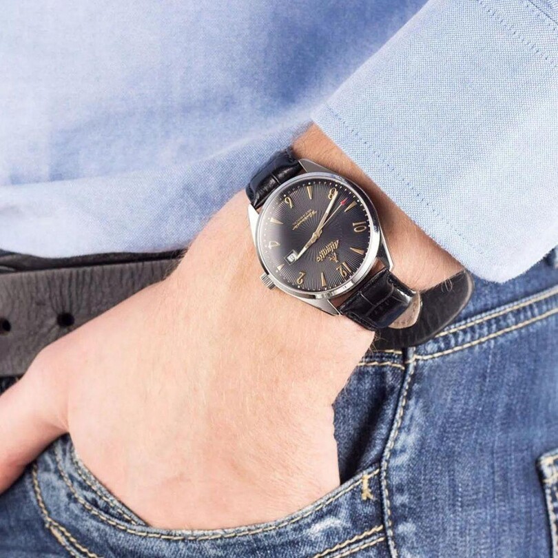 WORLDMASTER ART DECO 51651.41.65G Otomatik (İsviçre Üretimi Kurmalı Sellita SW210-1 Mekanizmalı) Erkek Kol Saati - Thumbnail