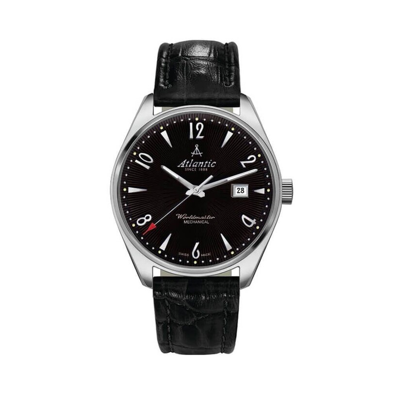 ATLANTIC - WORLDMASTER ART DECO 51651.41.65S Otomatik (İsviçre Üretimi Kurmalı Sellita SW210-1 Mekanizmalı) Erkek Kol Saati