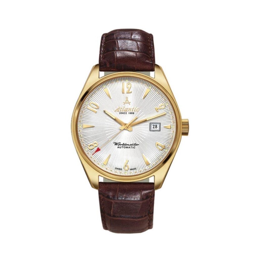 ATLANTIC - WORLDMASTER ART DECO 51651.45.25G Otomatik (İsviçre Üretimi Kurmalı Sellita SW210-1 Mekanizmalı) Erkek Kol Saati