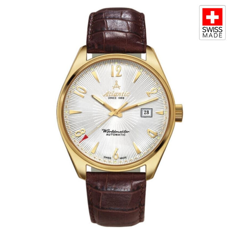 ATLANTIC - WORLDMASTER ART DECO 51651.45.25G Kurmalı Otomatik (İsviçre Üretimi Sellita SW210-1 Mekanizmalı) Erkek Kol Saati