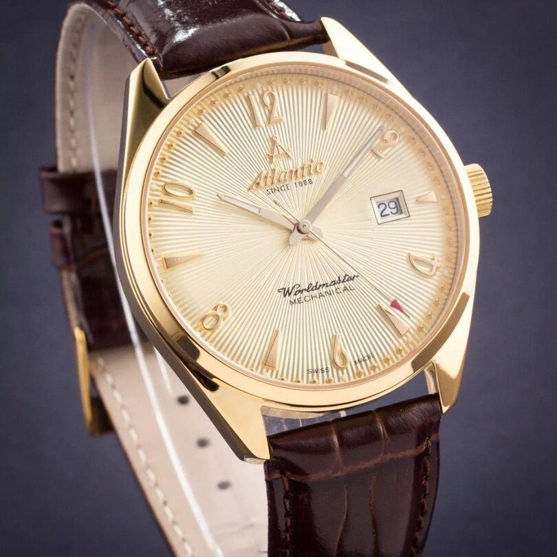 WORLDMASTER ART DECO 51651.45.35G Otomatik (İsviçre Üretimi Kurmalı Sellita SW210-1 Mekanizmalı) Erkek Kol Saati - Thumbnail