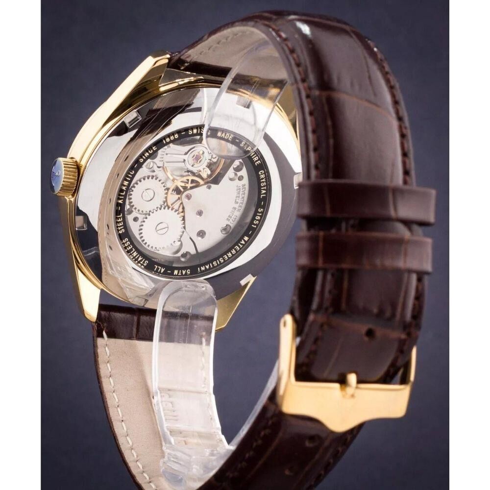 WORLDMASTER ART DECO 51651.45.35G Otomatik (İsviçre Üretimi Kurmalı Sellita SW210-1 Mekanizmalı) Erkek Kol Saati