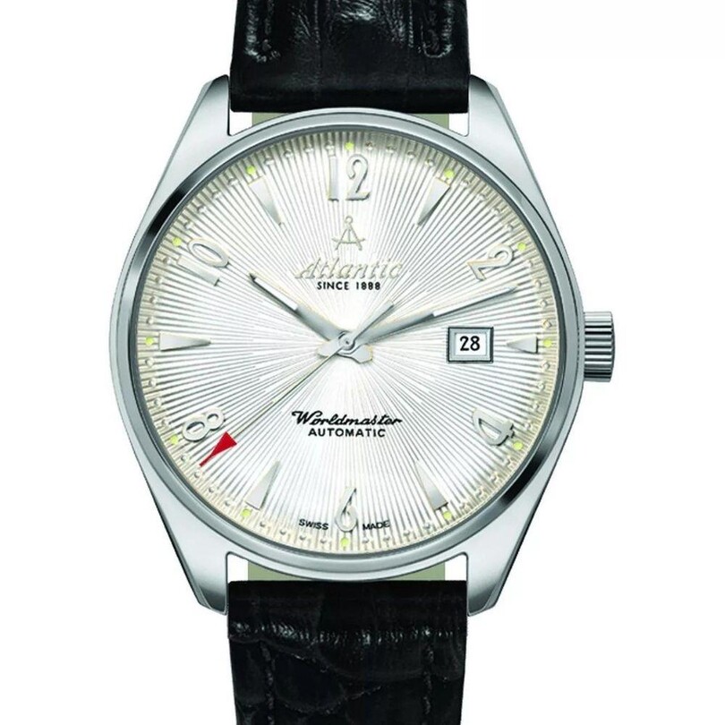 ATLANTIC - WORLDMASTER ART DECO 51752.41.25S Otomatik (İsviçre Üretimi Kurmalı Sellita SW210-1 Mekanizmalı) Erkek Kol Saati