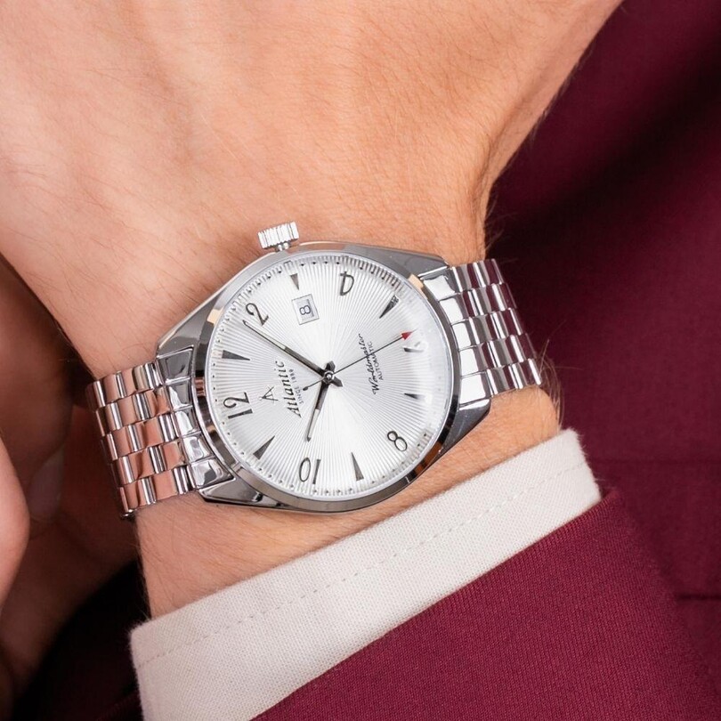 WORLDMASTER ART DECO 51752.41.25SM Otomatik (İsviçre Üretimi Kurmalı Sellita SW210-1 Mekanizmalı) Erkek Kol Saati - Thumbnail