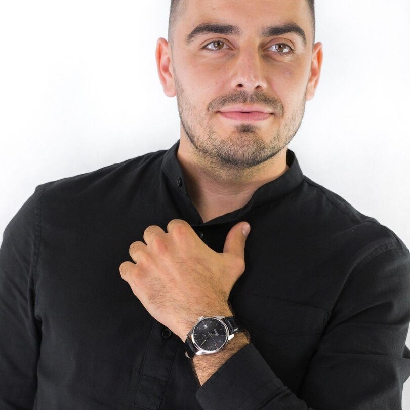 WORLDMASTER ART DECO 51752.41.65S Otomatik (İsviçre Üretimi Kurmalı Sellita SW210-1 Mekanizmalı) Erkek Kol Saati - Thumbnail