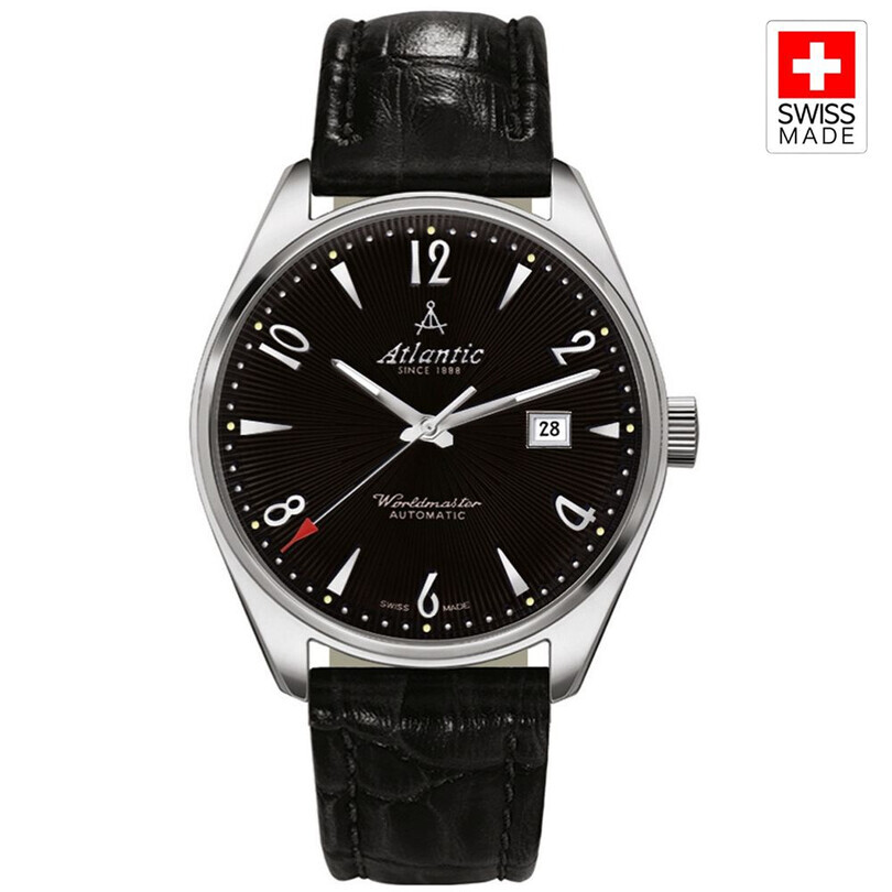 ATLANTIC - WORLDMASTER ART DECO 51752.41.65S Otomatik (İsviçre Üretimi Sellita SW200-1 Mekanizmalı) Erkek Kol Saati