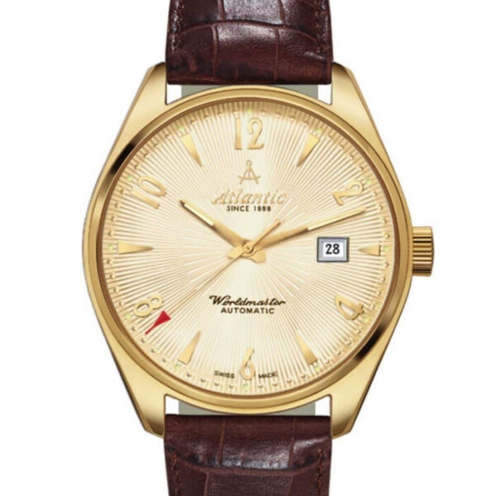 WORLDMASTER ART DECO 51752.45.35G Otomatik (İsviçre Üretimi Kurmalı Sellita SW210-1 Mekanizmalı) Erkek Kol Saati