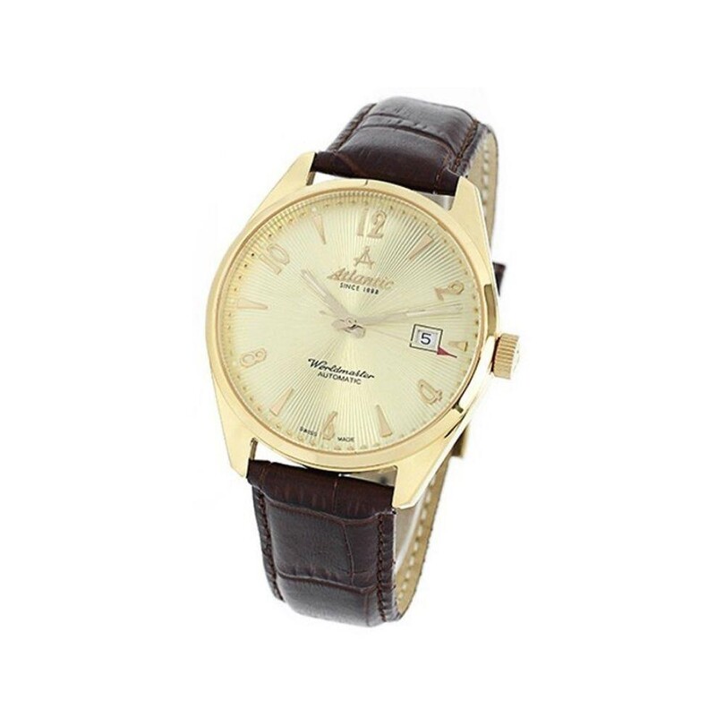 WORLDMASTER ART DECO 51752.45.35G Otomatik (İsviçre Üretimi Kurmalı Sellita SW210-1 Mekanizmalı) Erkek Kol Saati - Thumbnail