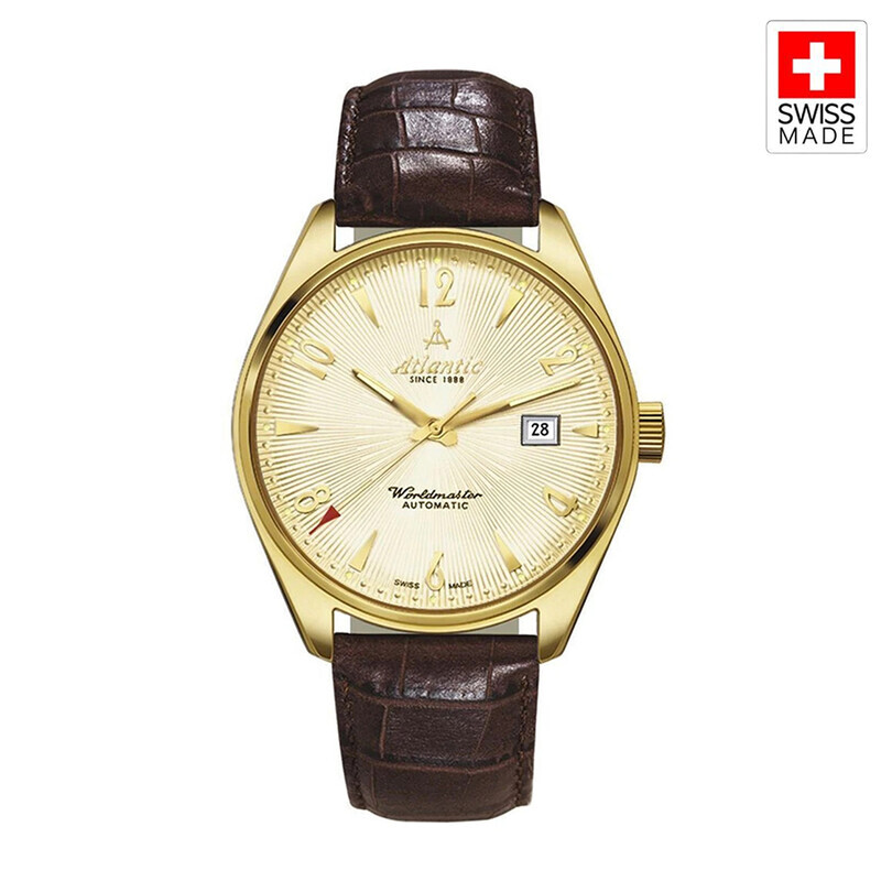 WORLDMASTER ART DECO 51752.45.35G Otomatik (İsviçre Üretimi Sellita SW200-1 Mekanizmalı) Erkek Kol Saati - Thumbnail