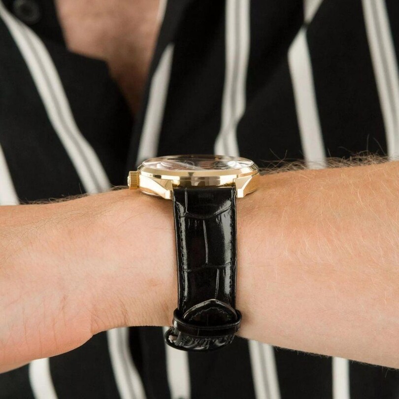 WORLDMASTER ART DECO 51752.45.65G Otomatik (İsviçre Üretimi Kurmalı Sellita SW210-1 Mekanizmalı) Erkek Kol Saati - Thumbnail