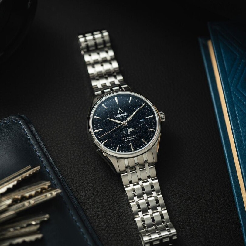 WORLDMASTER 1888 MOONPHASE 51788.41.91 Otomatik (İsviçre Üretimi Sellita SW280-1 Mekanizmalı) Erkek Kol Saati - Thumbnail