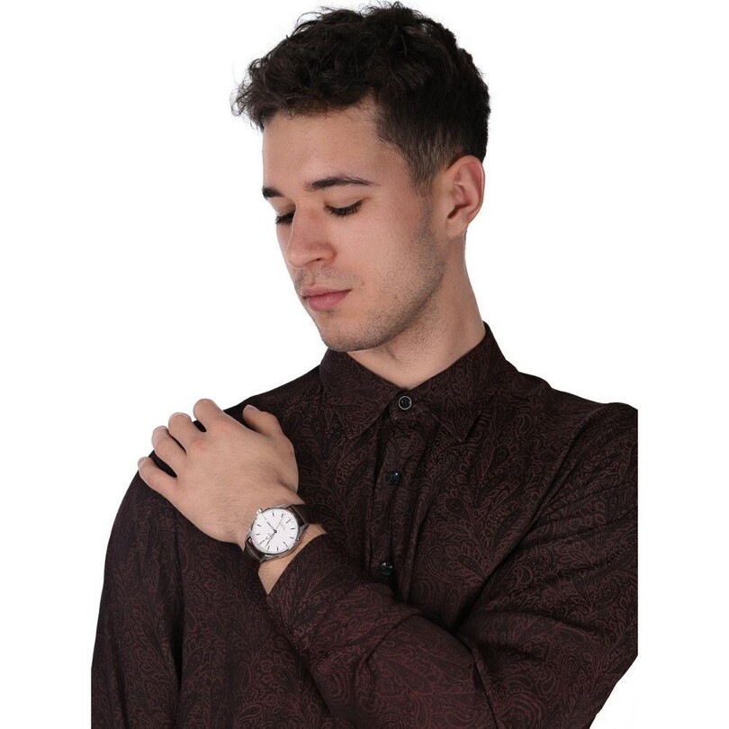 WORLDMASTER 1888 52759.41.21S Otomatik (İsviçre Üretimi Sellita SW200-1 Mekanizmalı) Erkek Kol Saati - Thumbnail