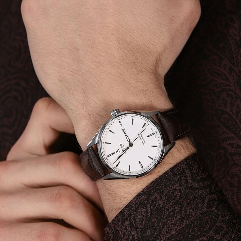 WORLDMASTER 1888 52759.41.21S Otomatik (İsviçre Üretimi Sellita SW200-1 Mekanizmalı) Erkek Kol Saati - Thumbnail