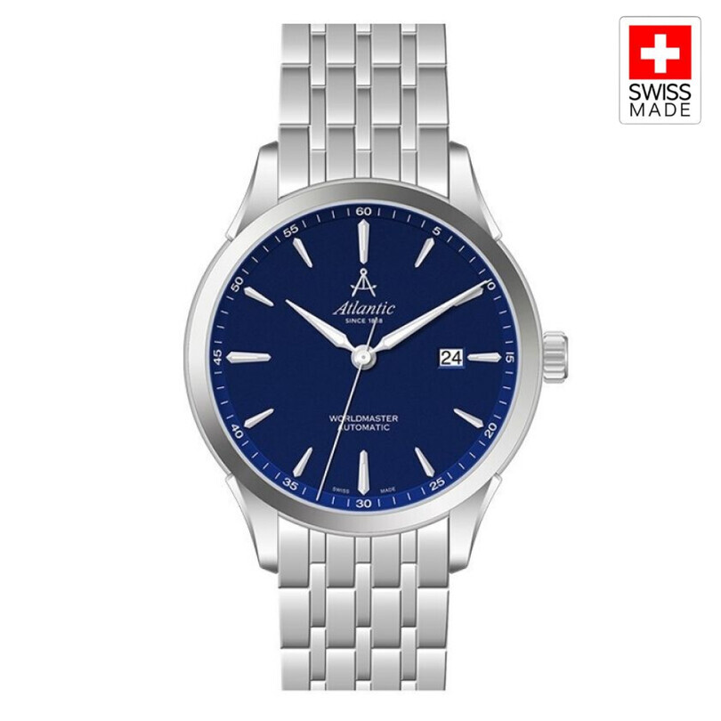 ATLANTIC - WORLDMASTER 1888 52759.41.51SM Otomatik (İsviçre Üretimi Sellita SW200-1 Mekanizmalı) Erkek Kol Saati
