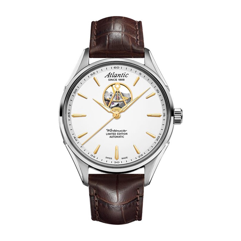 WORLDMASTER OPEN HEART LIMITED EDITION 52780.41.21G Otomatik (İsviçre Üretimi Sellita SW200-1/OH Mekanizmalı) Erkek Kol Saati - Thumbnail