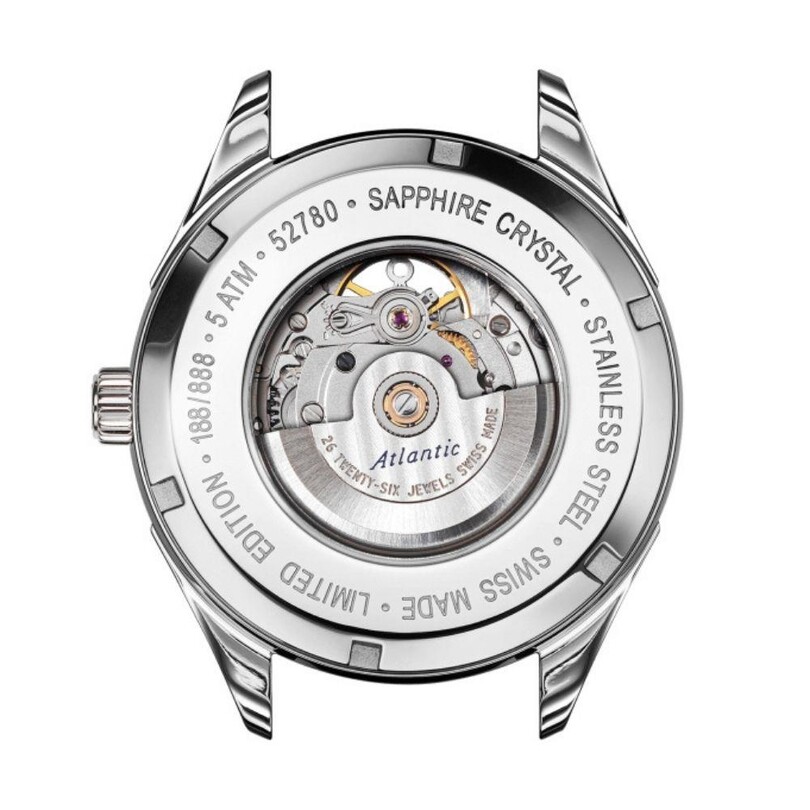 WORLDMASTER 1888 OPEN HEART LIMITED EDITION 52780.41.21R Otomatik (İsviçre Üretimi Sellita SW200-1/OH Mekanizmalı) Erkek Kol Saati - Thumbnail