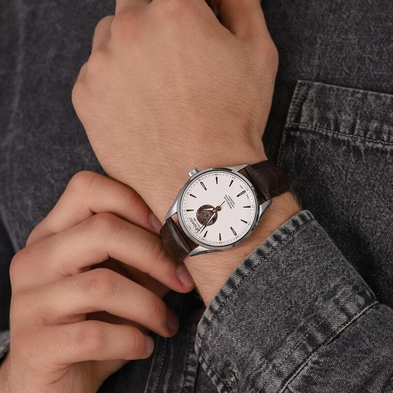 WORLDMASTER 1888 OPEN HEART LIMITED EDITION 52780.41.21R Otomatik (İsviçre Üretimi Sellita SW200-1/OH Mekanizmalı) Erkek Kol Saati - Thumbnail