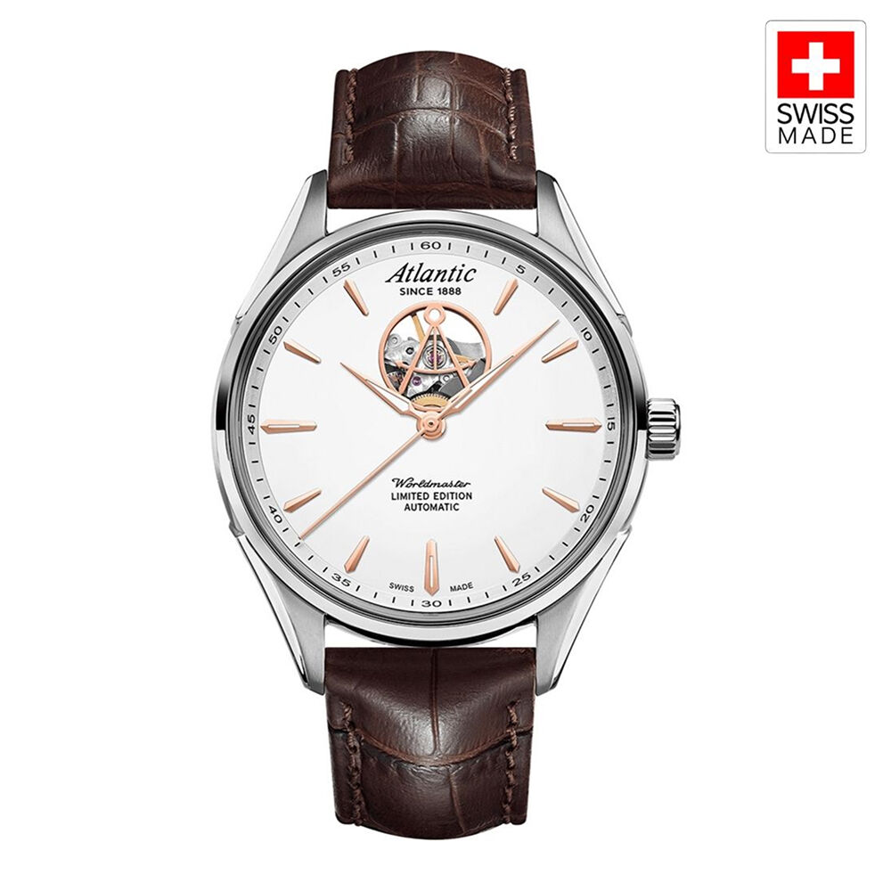 WORLDMASTER 1888 OPEN HEART LIMITED EDITION 52780.41.21R Otomatik (İsviçre Üretimi Sellita SW200-1/OH Mekanizmalı) Erkek Kol Saati