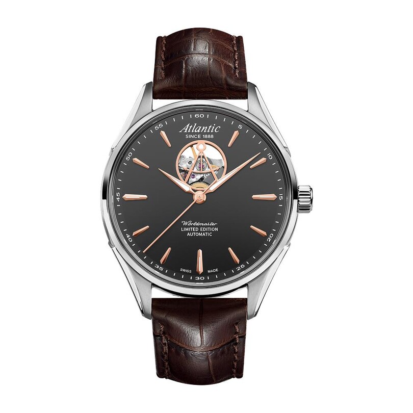 WORLDMASTER OPEN HEART LIMITED EDITION 52780.41.41R Otomatik (İsviçre Üretimi Sellita SW200-1/OH Mekanizmalı) Erkek Kol Saati - Thumbnail