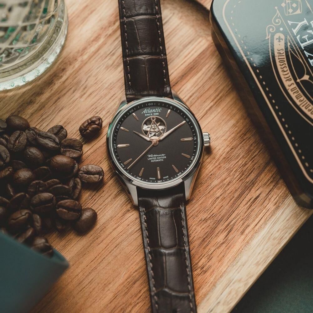 WORLDMASTER 1888 OPEN HEART LIMITED EDITION 52780.41.81R Otomatik (İsviçre Üretimi Sellita SW200-1/OH Mekanizmalı) Erkek Kol Saati