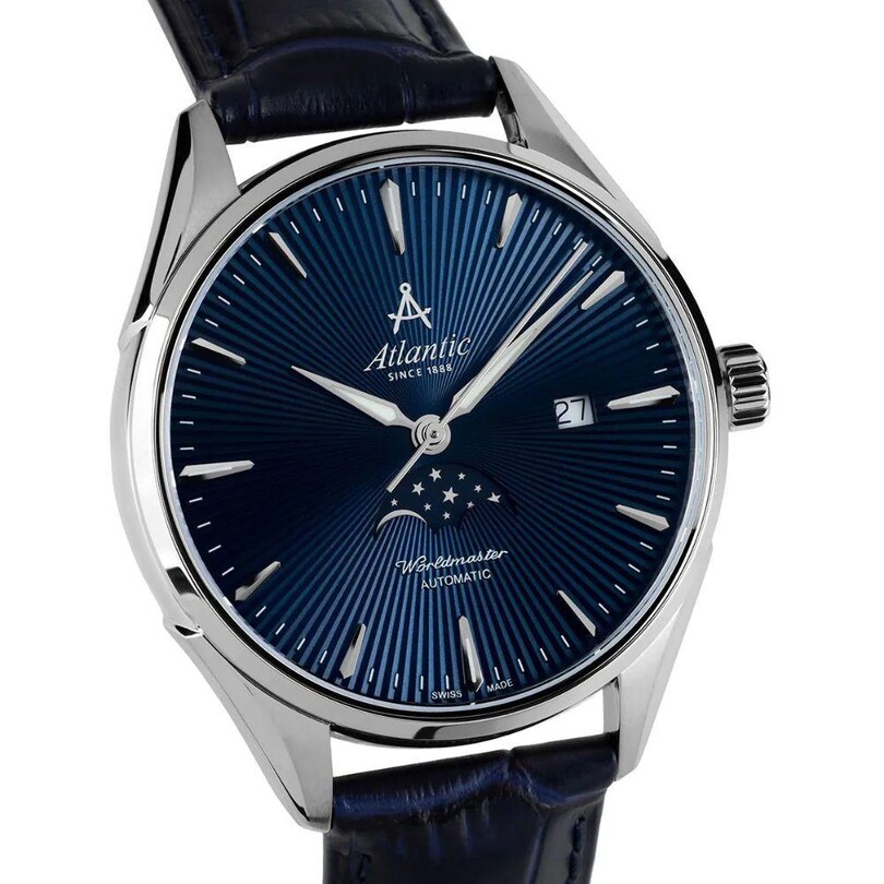 WORLDMASTER 1888 MOONPHASE 52783.41.51 Otomatik (İsviçre Üretimi Sellita SW280-1 Mekanizmalı) Erkek Kol Saati - Thumbnail