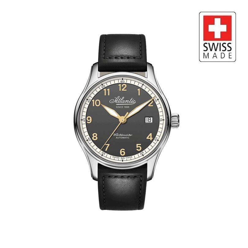 ATLANTIC - WORLDMASTER ORIGINAL 38 mm 52784.41.43R Otomatik (İsviçre Üretimi Sellita SW200-1 Mekanizmalı) Erkek Kol Saati