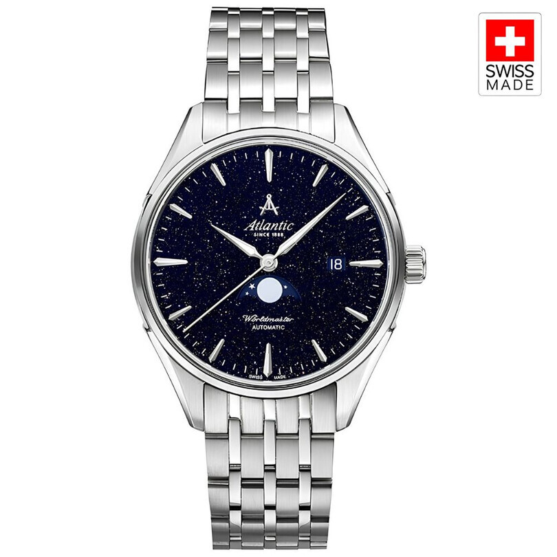 WORLDMASTER 1888 MOONPHASE 52788.41.91 Otomatik (İsviçre Üretimi Sellita SW280-1 Mekanizmalı) Erkek Kol Saati - Thumbnail