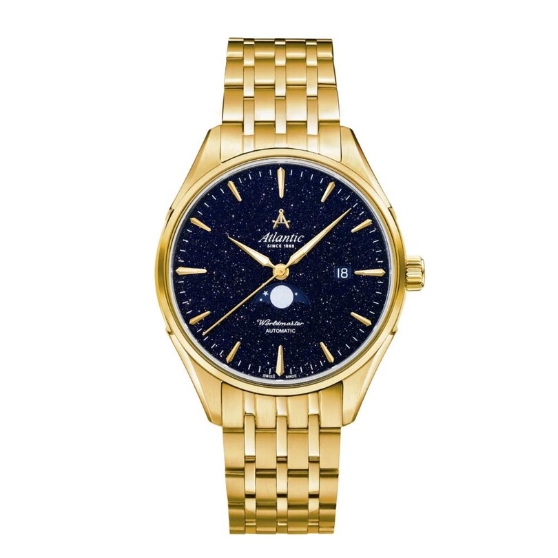 WORLDMASTER MOONPHASE NIGHTSKY 52788.45.91 Otomatik (İsviçre Üretimi Sellita SW280-1 Mekanizmalı) Erkek Kol Saati - Thumbnail