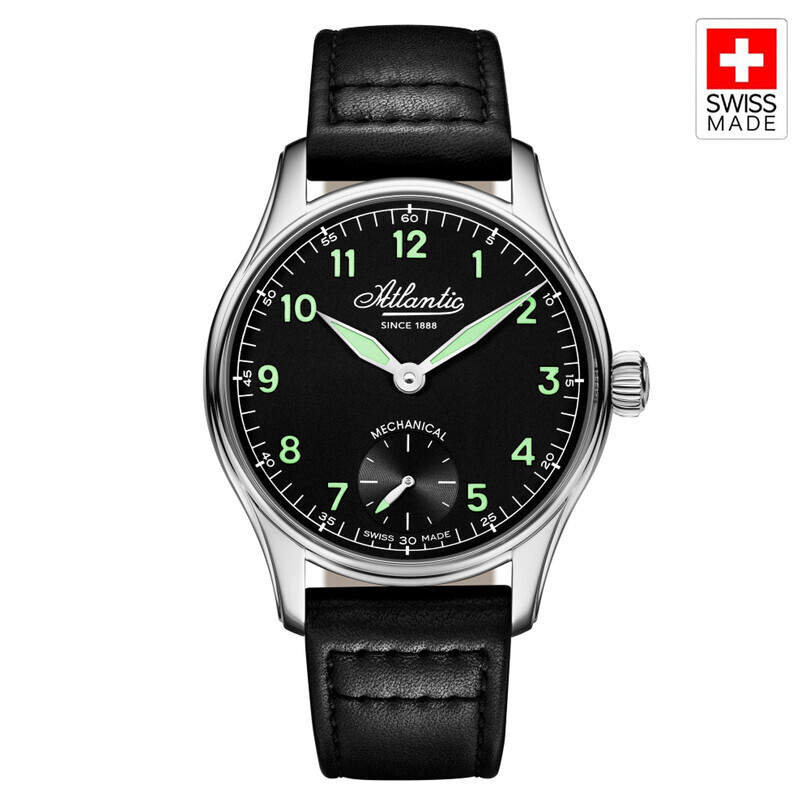 ATLANTIC - WORLDMASTER MECHANICAL MANUFACTURE 52952.41.63 Kurmalı Otomatik (İsviçre Üretimi ATL-2 Mekanizmalı) Erkek Kol Saati