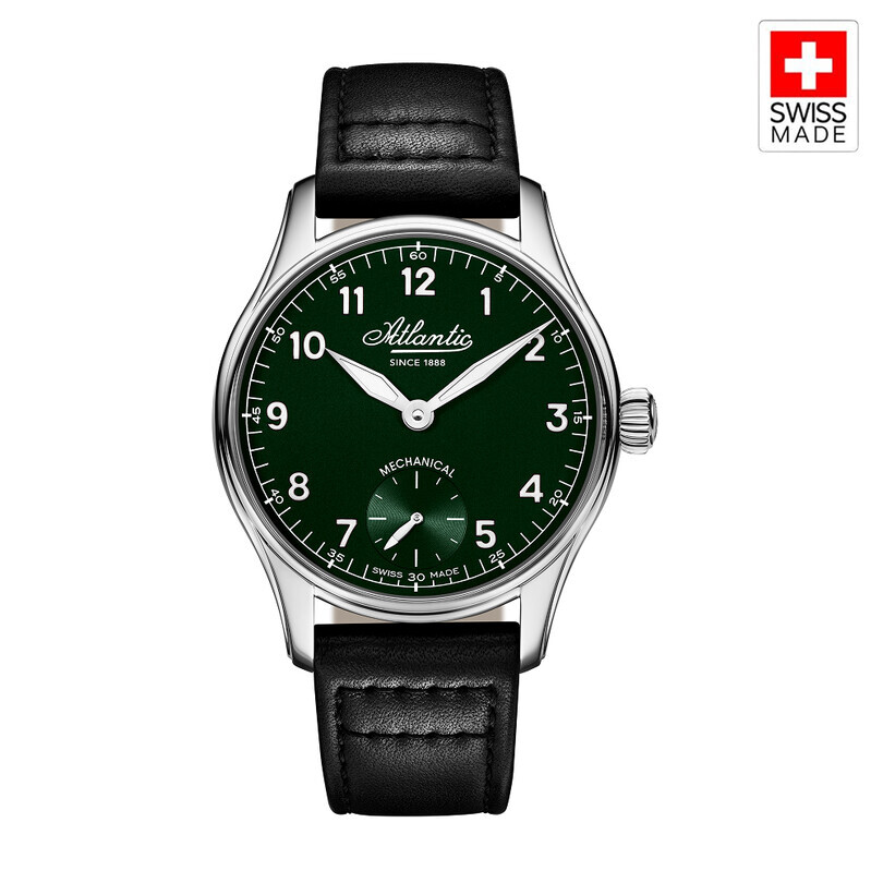 ATLANTIC - WORLDMASTER MECHANICAL MANUFACTURE 52952.41.73 Kurmalı Mekanik (İsviçre Üretimi In-House ATL-2 Mekanizmalı) Erkek Kol Saati