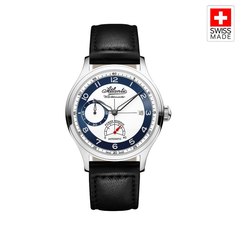 ATLANTIC - WORLDMASTER ORIGINAL POWER RESERVE 53782.41.13 Otomatik (İsviçre Üretimi Sellita SW279-1 Mekanizmalı) Erkek Kol Saati