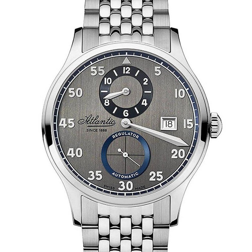 WORLDMASTER ORIGINAL HERITAGE REGULATOR 53786.41.43 Otomatik (İsviçre Üretimi Sellita SW266-1 Mekanizmalı) Erkek Kol Saati - Thumbnail