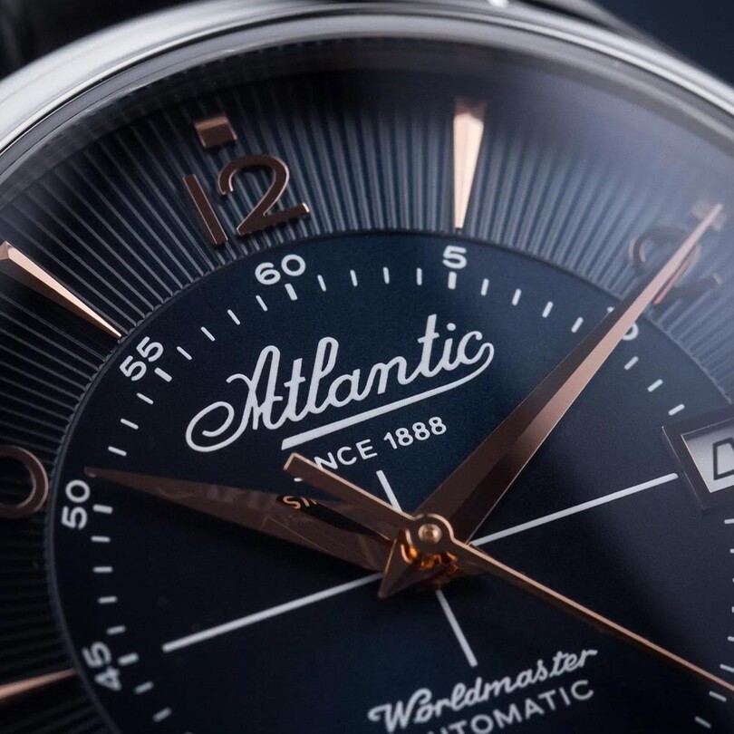 WORLDMASTER 1888 VINTAGE EDITION 40 mm 55750.41.55R Otomatik (İsviçre Üretimi Sellita SW200-1 Mekanizmalı) Erkek Kol Saati - Thumbnail