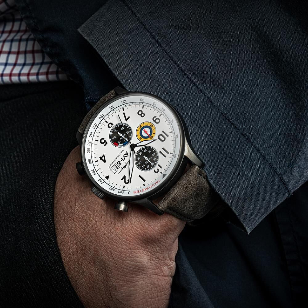 HAWKER HURRICANE CLASSIC CHRONOGRAPH AV-4011-0B (Seiko VD57 Mekanizmalı) Erkek Kol Saati