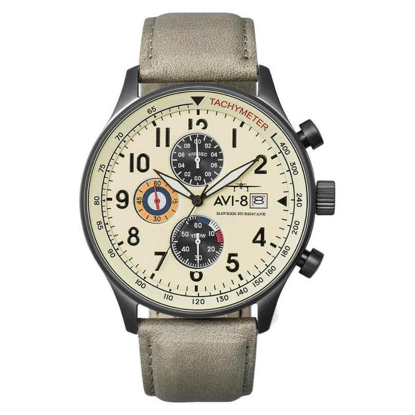 HAWKER HURRICANE AV-4011-0C (Seiko VD57 Mekanizmalı) Erkek Kol Saati - Thumbnail