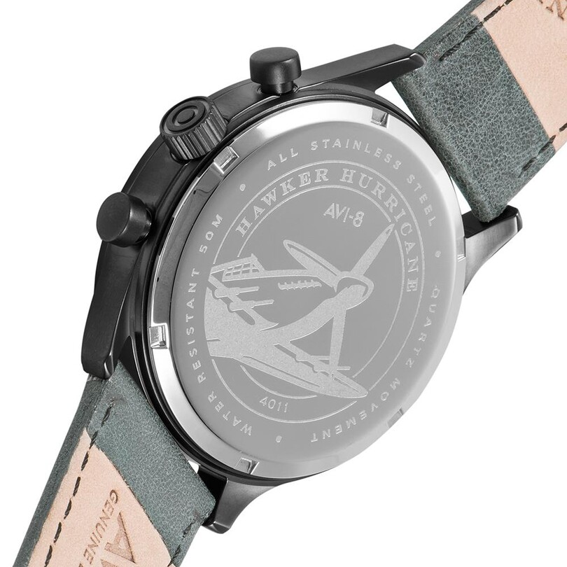 HAWKER HURRICANE AV-4011-0D (Seiko VD57 Mekanizmalı) Erkek Kol Saati - Thumbnail