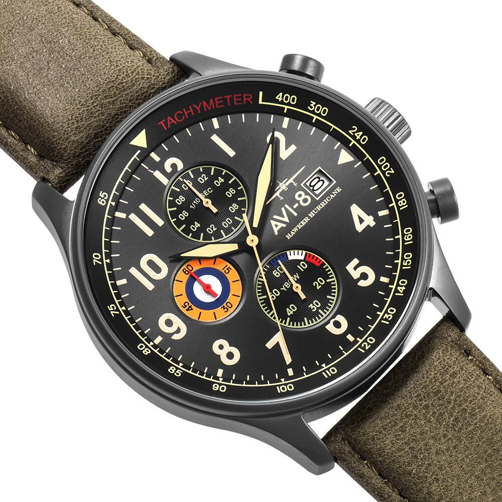 HAWKER HURRICANE AV-4011-0E (Seiko VD57 Mekanizmalı) Erkek Kol Saati