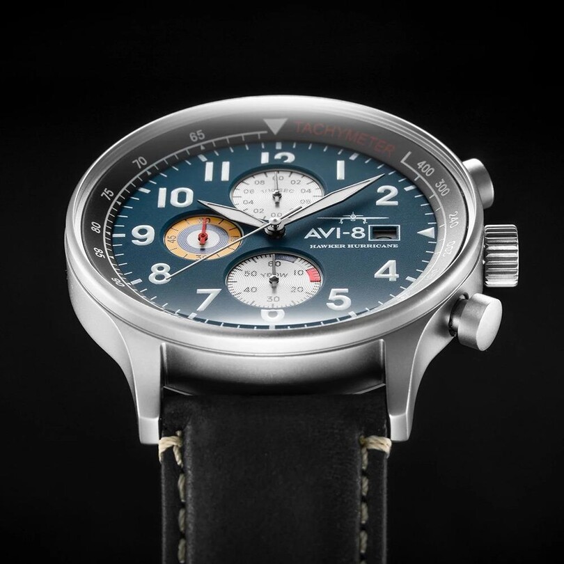 HAWKER HURRICANE AV-4011-0I (Seiko VD57 Mekanizmalı) Erkek Kol Saati - Thumbnail