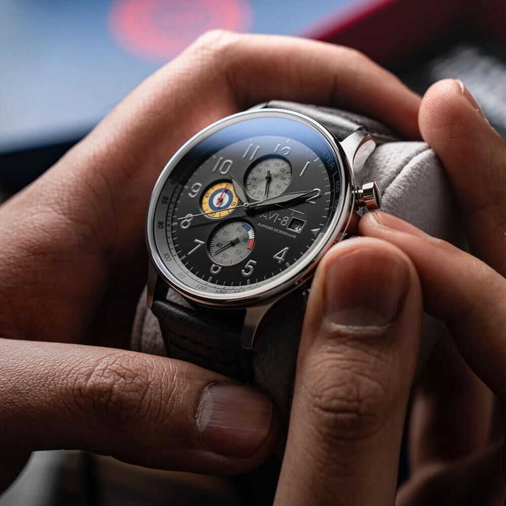HAWKER HURRICANE CLASSIC CHRONOGRAPH AV-4011-0U (Seiko VD57 Mekanizmalı) Erkek Kol Saati