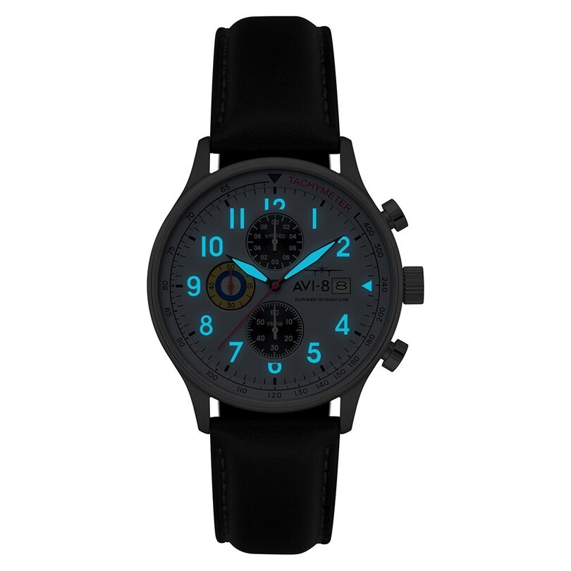 HAWKER HURRICANE AV-4011-0V (Seiko VD57 Mekanizmalı) Erkek Kol Saati - Thumbnail