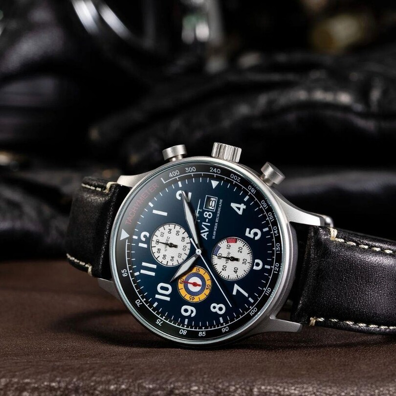 HAWKER HURRICANE AV-4011-0V (Seiko VD57 Mekanizmalı) Erkek Kol Saati - Thumbnail