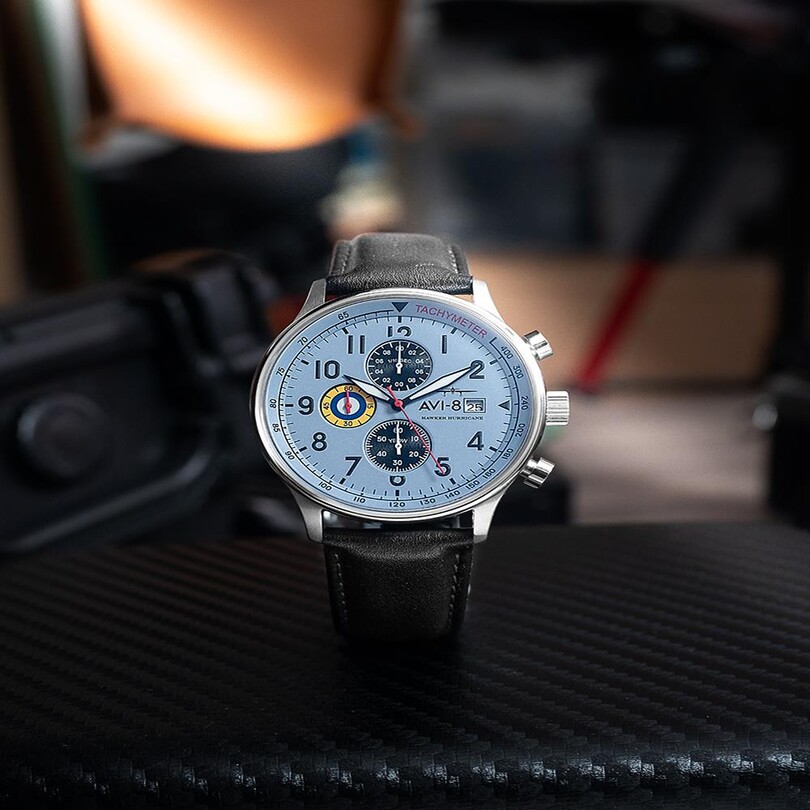 HAWKER HURRICANE AV-4011-0V (Seiko VD57 Mekanizmalı) Erkek Kol Saati - Thumbnail