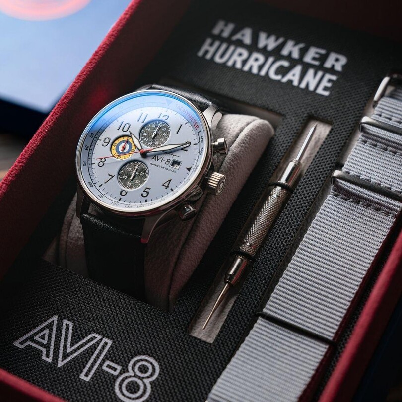 HAWKER HURRICANE AV-4011-0V (Seiko VD57 Mekanizmalı) Erkek Kol Saati - Thumbnail