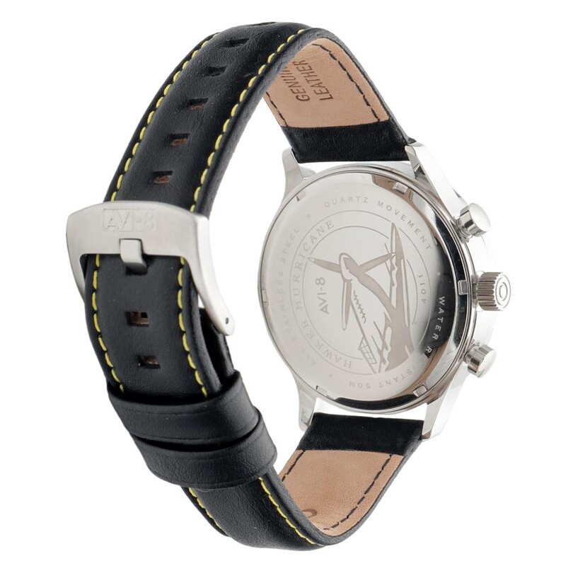 HAWKER HURRICANE CLASSIC CHRONOGRAPH AV-4011-0Z (Seiko VD57 Mekanizmalı) Erkek Kol Saati - Thumbnail