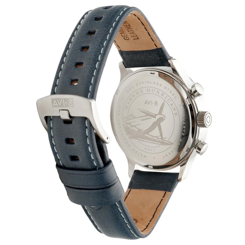 HAWKER HURRICANE CLASSIC CHRONOGRAPH AV-4011-1A (Seiko VD57 Mekanizmalı) Erkek Kol Saati - Thumbnail