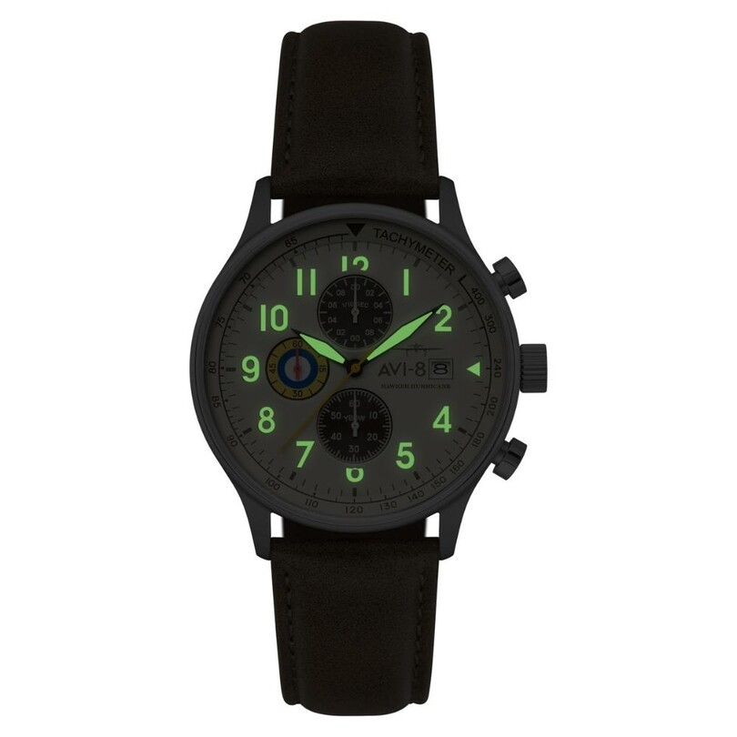 HAWKER HURRICANE AV-4011-1B (Seiko VD57 Mekanizmalı) Erkek Kol Saati - Thumbnail