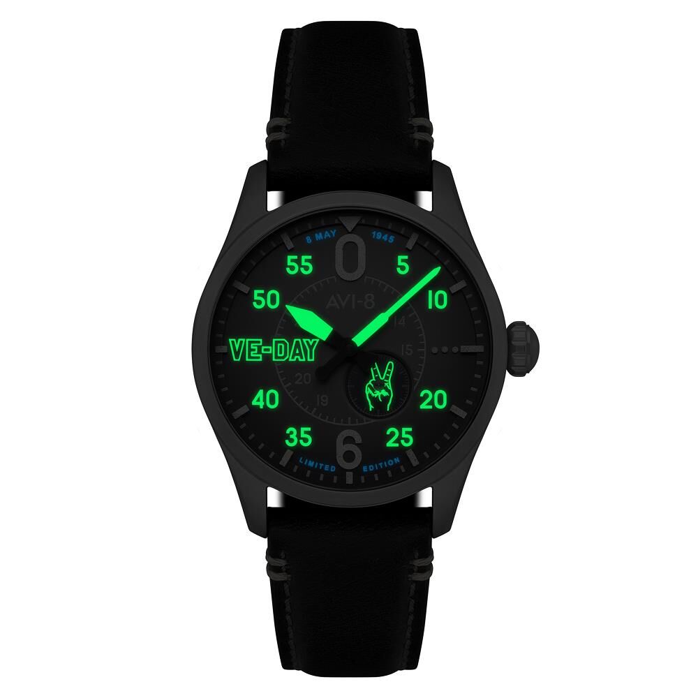 SPITFIRE TYPE 300 AUTOMATIC VE-DAY 80TH LIMITED EDITION AV-4073-01 (Miyota 8245 Mekanizmalı) Erkek Kol Saati