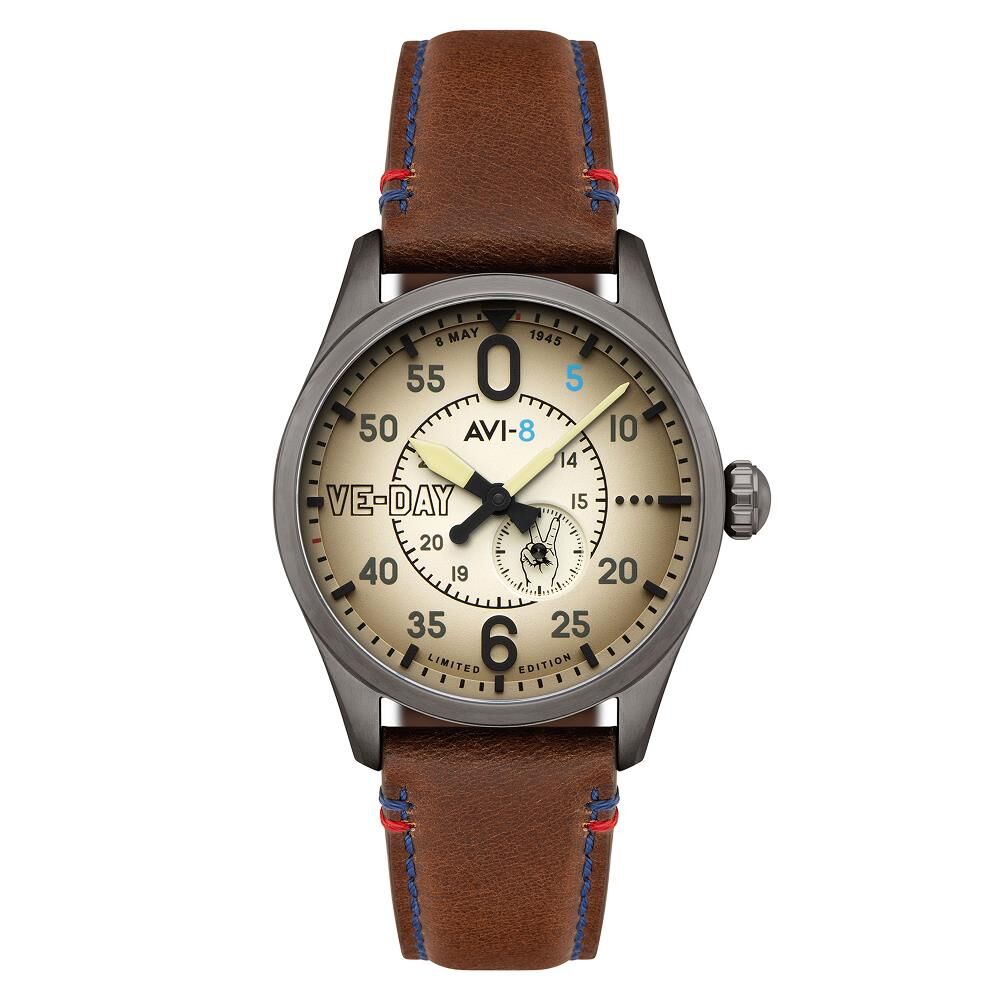 SPITFIRE TYPE 300 AUTOMATIC VE-DAY 80TH LIMITED EDITION AV-4073-02 (Miyota 8245 Mekanizmalı) Erkek Kol Saati
