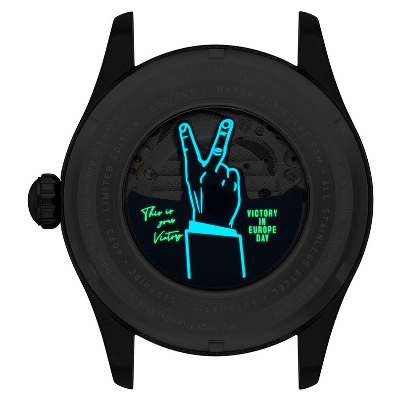 SPITFIRE TYPE 300 AUTOMATIC VE-DAY 80TH LIMITED EDITION AV-4073-02 (Miyota 8245 Mekanizmalı) Erkek Kol Saati - Thumbnail