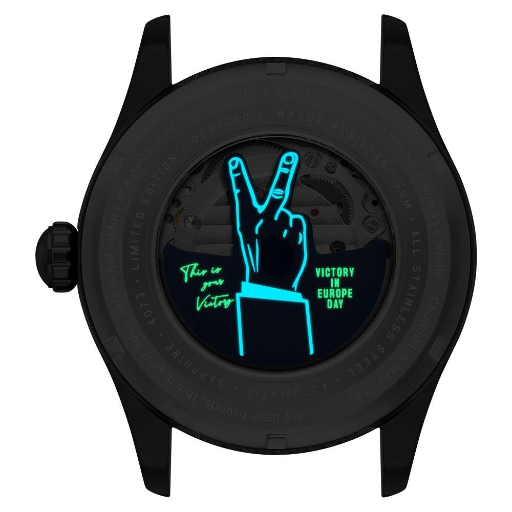 SPITFIRE TYPE 300 AUTOMATIC VE-DAY 80TH LIMITED EDITION AV-4073-02 (Miyota 8245 Mekanizmalı) Erkek Kol Saati